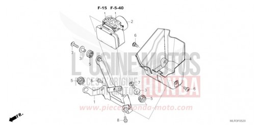 ABS MODULATOR CBR500RAR de 2024